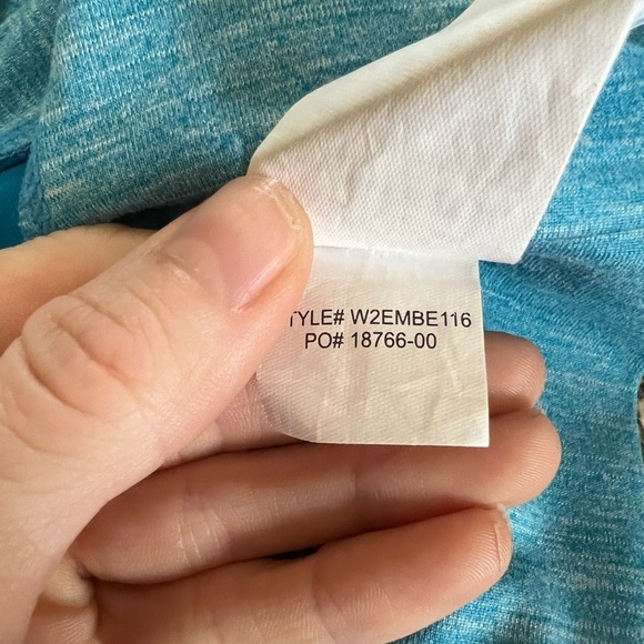 Prana Cowl Neck Stretchy Long Sleeve Shirt Sweater Size Small - Picture 9 of 9